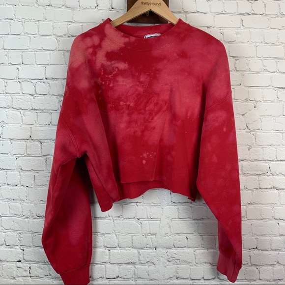 LILLY bleached cropped sweater ❤️ - Picture 2 of 4